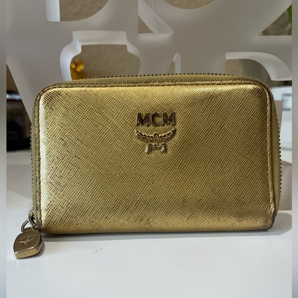 MCM Handbags - MCM GOLD KEY HOLDER WALLET
